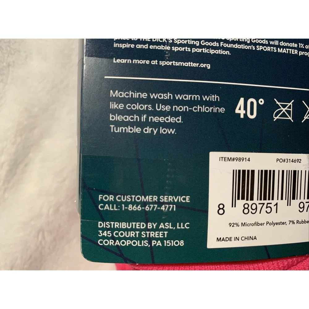 NEW DSG Socks Sz XS Soccer Athletic Knee High Tube Baseball  Hot Pink 2 Pack NWT